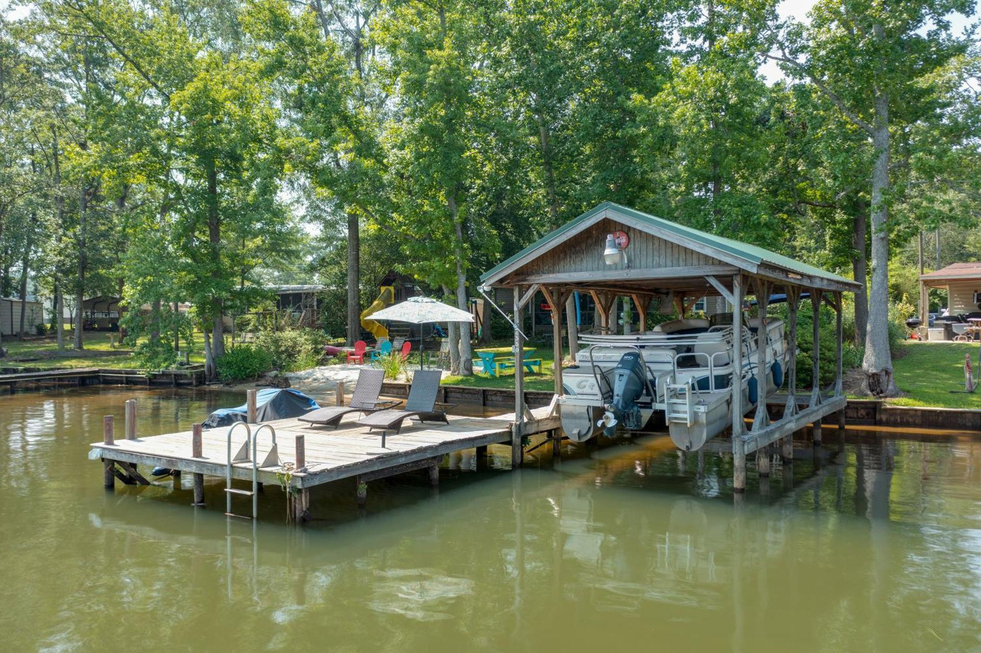 Lake Sinclair Crooked Creek Cottage With Fire Pit! Eatonton Exteriér fotografie